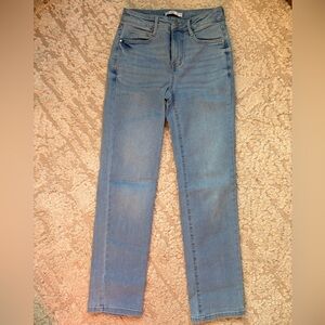 Nine West Light Blue Slim Straight Jeans 0
